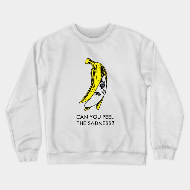 Emo Banana Crewneck Sweatshirt by popcornpunk